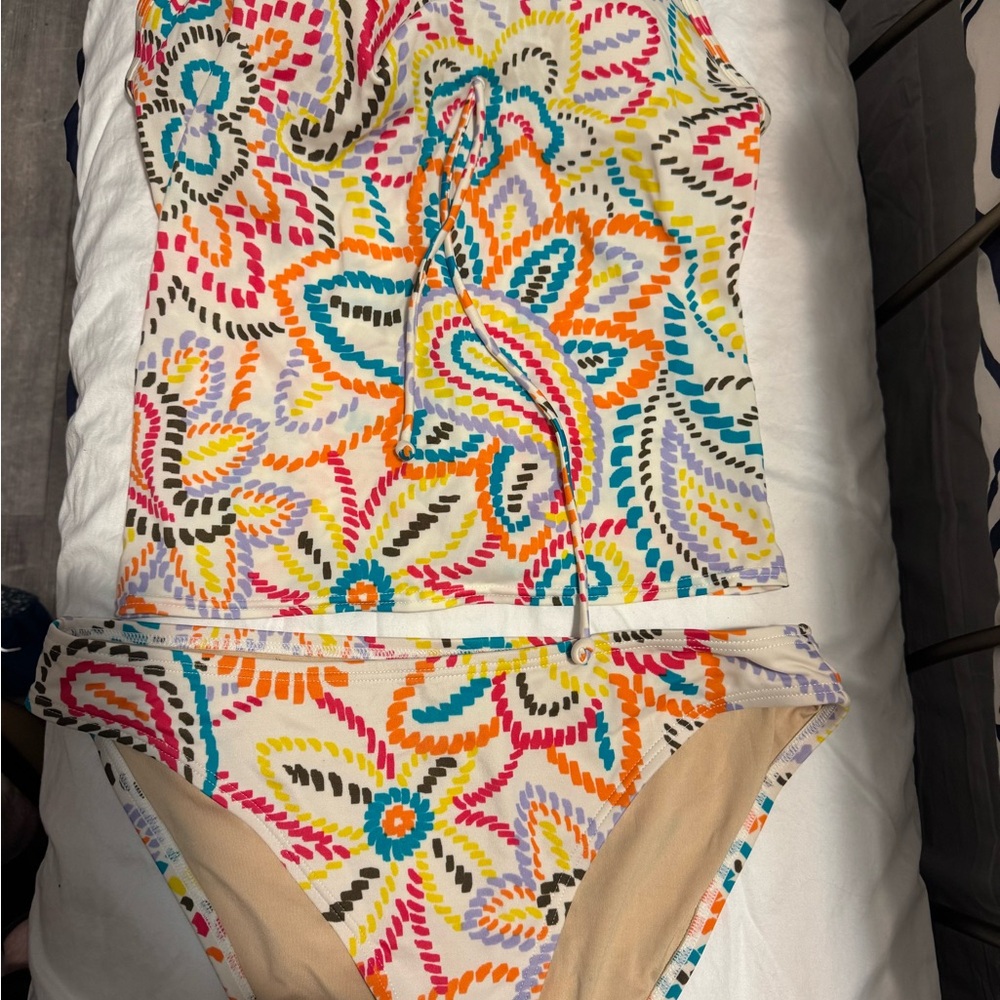 Victoria's Secret Multicolor Patterned Swimwear New
